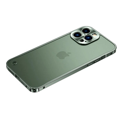Metal Phone Cases For IPhone 17 Pro 12 13 14 Pro Max Cover Magnetic Aluminum Frame Phone Shell For Iphone 15 12 Mini 13 Pro Max