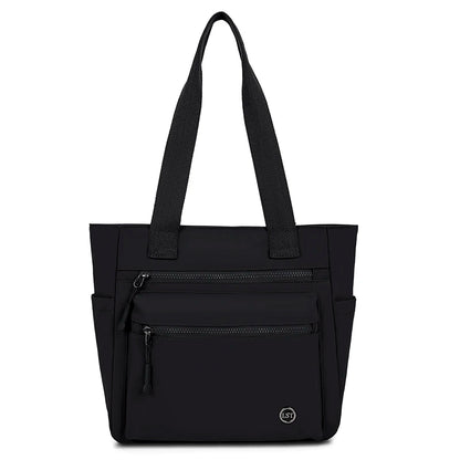 Women Tote Bag Large Capacity Waterproof Canvas Eco-friendly Shoulder Handbag Work School Travel Shopping Daily Essential
