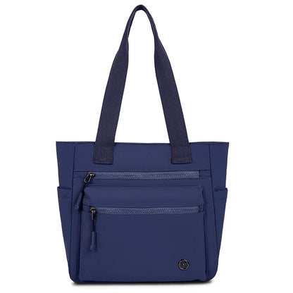 Women Tote Bag Large Capacity Waterproof Canvas Eco-friendly Shoulder Handbag Work School Travel Shopping Daily Essential