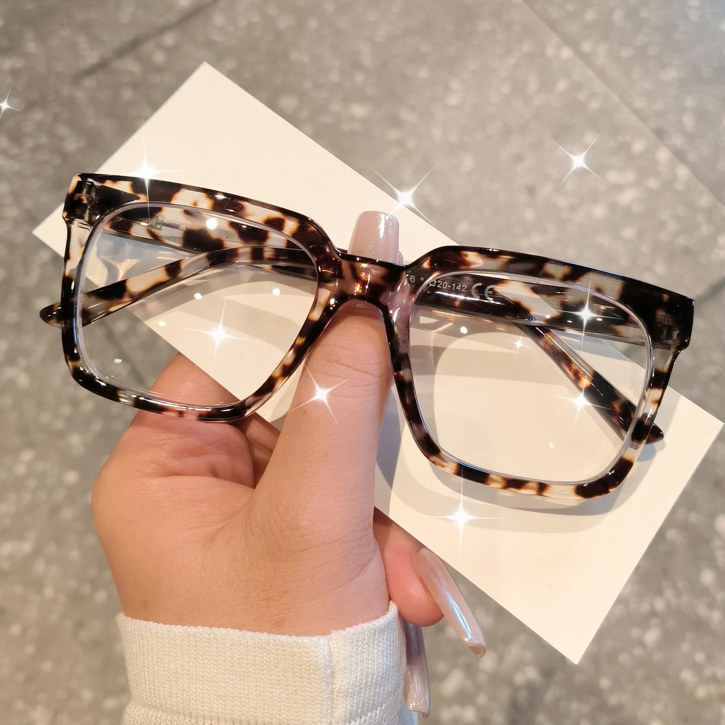 Oprah Style Reading Glasses for Women Men, Computer Square Readers with Spring Hinge, +1.0 To +4.0