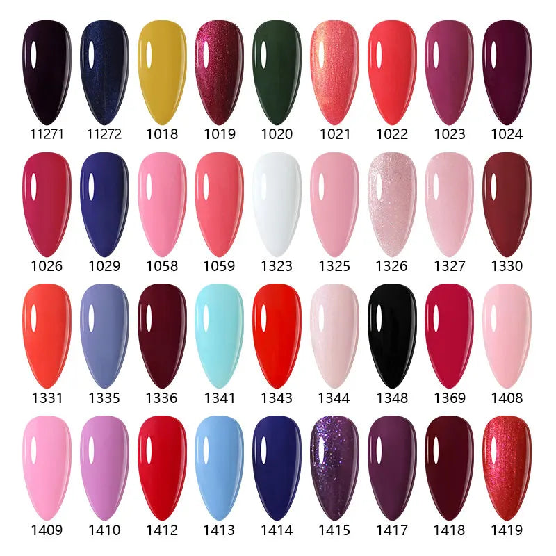 NAILCO 15ml Red Brown Color Series Gel Varnish LED Nails Art Manicure Coffee UV Gel Nail Polish Summer DIY Gellak Design Lacquer