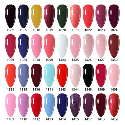 NAILCO 15ml Red Brown Color Series Gel Varnish LED Nails Art Manicure Coffee UV Gel Nail Polish Summer DIY Gellak Design Lacquer