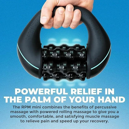 Electric Rolling Massager for Muscle Recovery & Pain Relief - Handheld Deep Tissue Massage Roller for Legs, Arms, Back