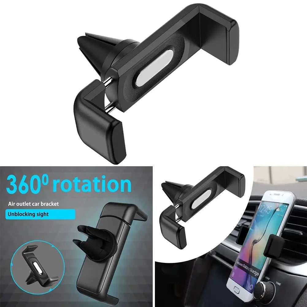 Car Phone Holder Stand For Mobile Phone Air Vent Phone Stand For Telephone Car Holder Stand Car Internal Storage Accessories