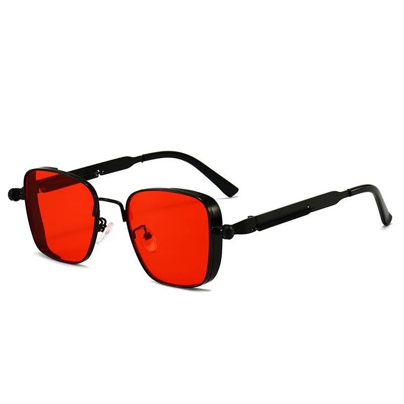 Fashion Sunglasses Men Women High End Driving Special Sun Glasses  Anti UV High Quality Metal Punk Trends Eyewear