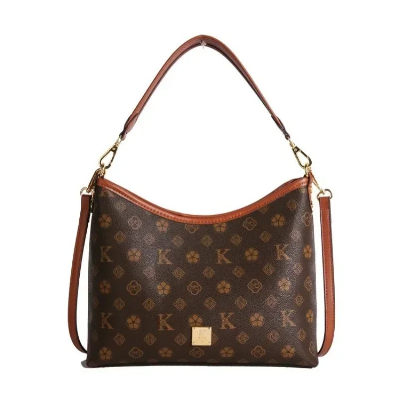 Fashionable Trendy Diaper Bag Leather Ladies Handbag Tote Shoulder Bag Crossbody Purse Commuter Solid