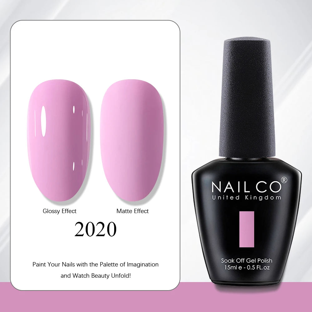 NAILCO 15ml Red Brown Color Series Gel Varnish LED Nails Art Manicure Coffee UV Gel Nail Polish Summer DIY Gellak Design Lacquer