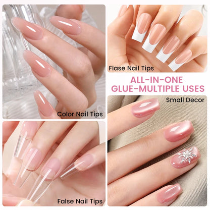 UR SUGAR 10ML Super Strong Nail Glue UV LED Glue For False Nail Tips Acrylic Nails Press On Nails Fake Nails Art Decoration
