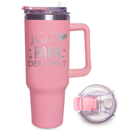 40oz Insulated Stainless Steel Tumbler with Lid - Double-Walled, Reusable Water Bottle for All Seasons, Ideal Outdoor Travel Acc