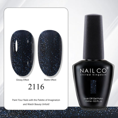NAILCO 15ml Red Brown Color Series Gel Varnish LED Nails Art Manicure Coffee UV Gel Nail Polish Summer DIY Gellak Design Lacquer