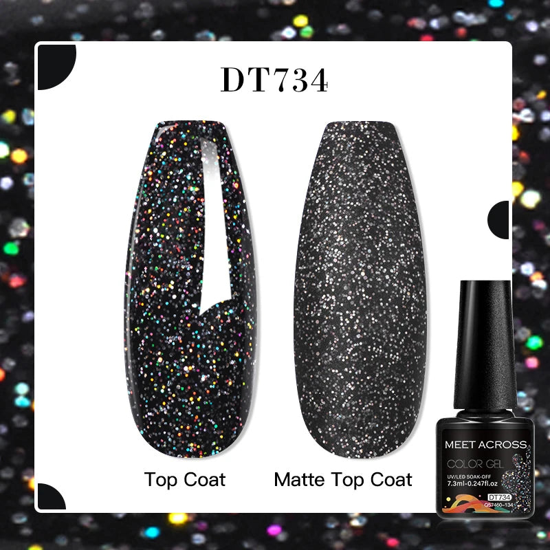 7ml Aurora Cat Magnetic Gel Nail Polish Blue Nails Sparkling Glitter Semi-Permanent Nail Art Soak Off UV Gel Varnish Manicure