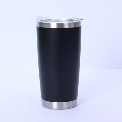 20oz Capacity Travel Insulated Tumbler Double-Walled Vacuum Insulated Vehicle Mounted Water Bottle with Lid BPA Free