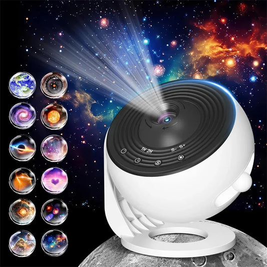Planetarium Projector for Bedroom 13 in 1 Star Projector Galaxy Light， Ceiling Night Light Milky Way Mood Lighting with Timer