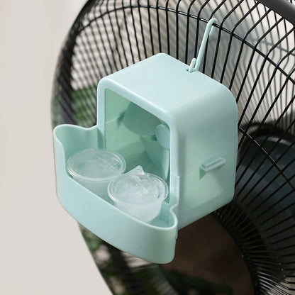 Electric Fan Cooling Storage Box Ice Storage Box Fast Cooling Portable With Hanging Hook Electric Fans Ice Holder