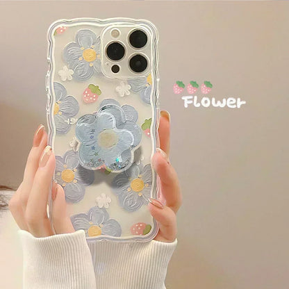 with Heart Holder Red Phone Cases with Holder For iPhone 16 Case 15 Pro Max 14 Plus 13 12 11 Griptok Case with Grip Socket