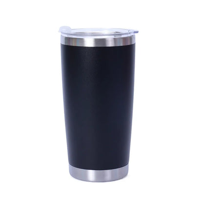 20oz Capacity Travel Insulated Tumbler Double-Walled Vacuum Insulated Vehicle Mounted Water Bottle with Lid BPA Free